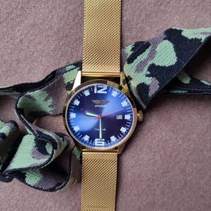 Poljot Aviator Mechanical Watch | Soviet Pilot Wristwatch | Vintage Men's Gift