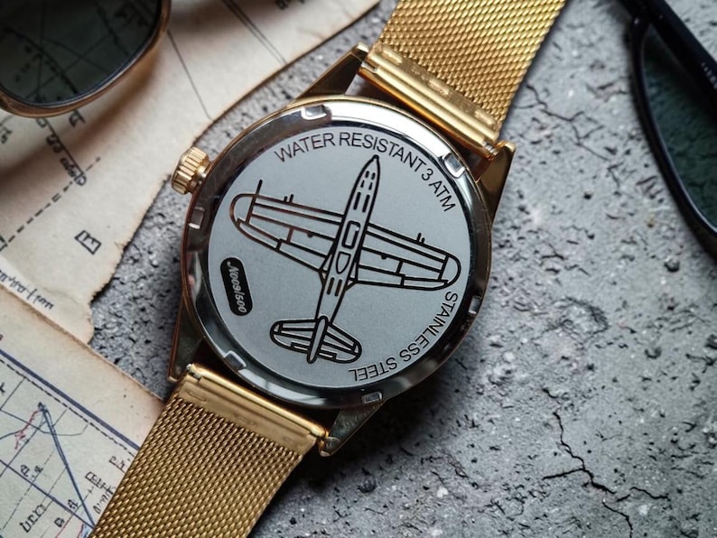 Poljot Aviator Mechanical Watch | Soviet Pilot Wristwatch | Vintage Men's Gift