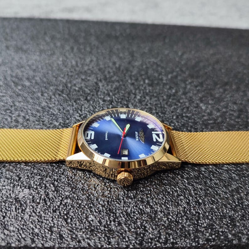 Poljot Aviator Mechanical Watch | Soviet Pilot Wristwatch | Vintage Men's Gift