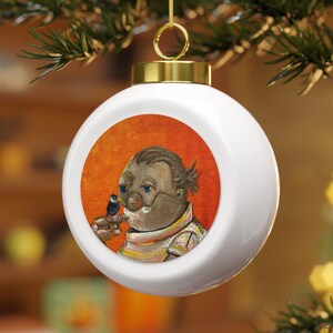 Christmas Ball Ornament: Pajarito
