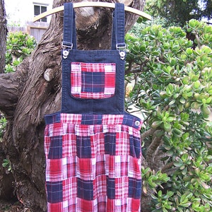 Overall skirt discount plaid