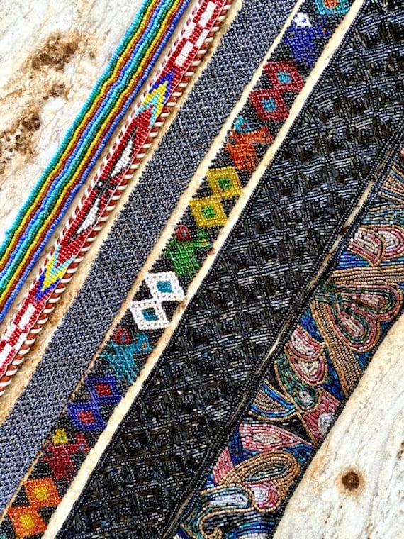 Beaded Belt Decorative Colorful Holiday Belts CHO… - image 1