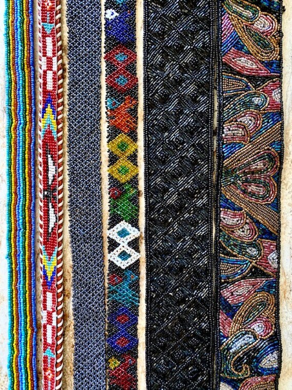 Beaded Belt Decorative Colorful Holiday Belts CHO… - image 6