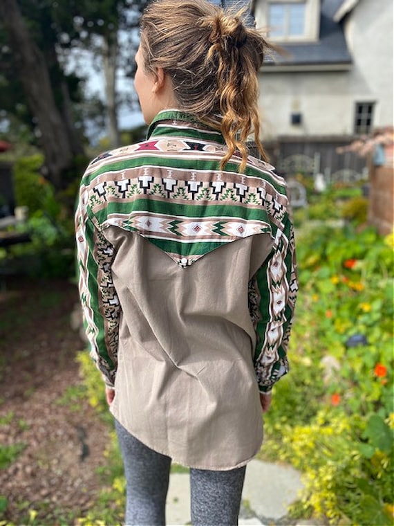 Green western shirt sale