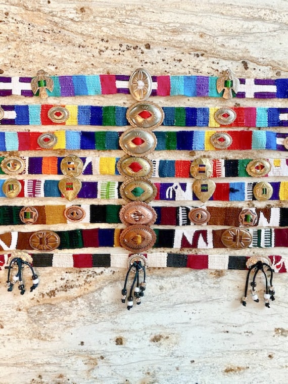 Colorful Festival Concho Belt: Tassel Braid, Fringe & Beads  display picture 3