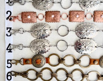 Beautiful Concho Coral Stone Belt, Western Belt, Western  display picture 2