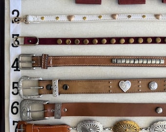 1 LEWY #1 Pasek Vintage Tiki Concho