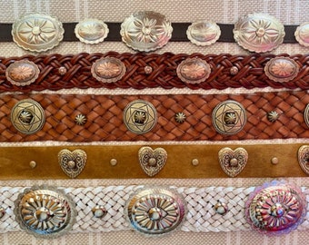 VTG Silver Creek Collection Leather Belt Womens 26  display picture 1