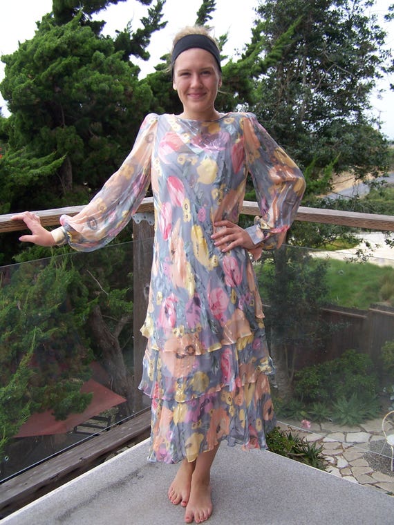 designer flapper dress