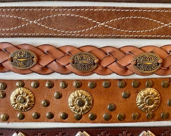 Nadim by Walter Doran women square Concho Belt (M/L) walter doran | Accessories | Nadim Usa By Walter Doran  main image 3