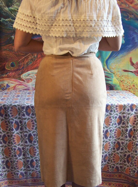 Tan skirt top size 8