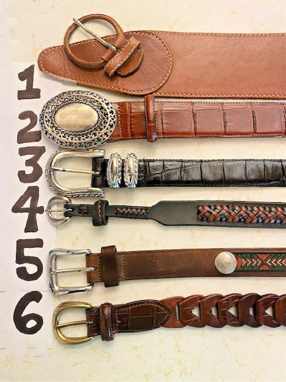 Genuine Leather Southwestern Western Country Vint… - image 2