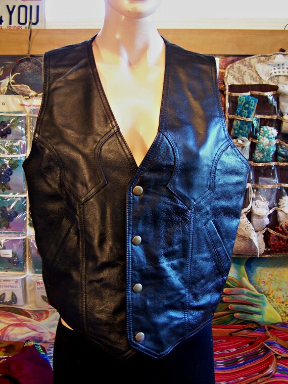 Mexican clearance leather vest