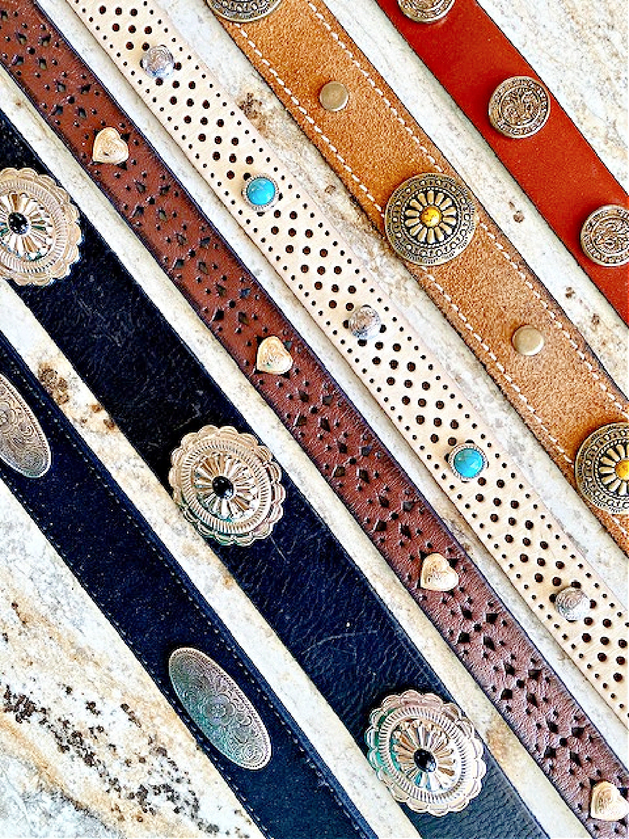 Suede Flower Belt - Etsy display picture 1