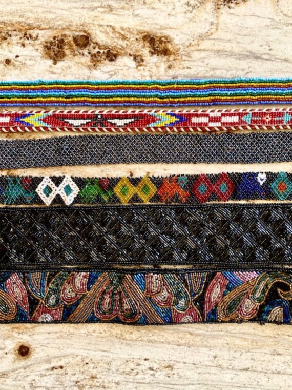 Beaded Belt Decorative Colorful Holiday Belts CHO… - image 5