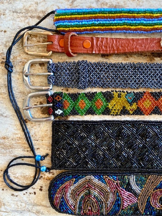 Beaded Belt Decorative Colorful Holiday Belts CHO… - image 2