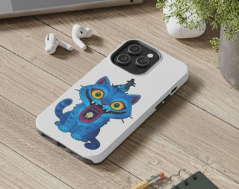 Derpy Tiger and Bird Phone Case, Kpop Demon Hunter Anime Cover