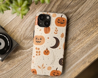 Halloween Pumpkin Phone Case: Spooky Autumn iPhone, Samsung, Pixel
