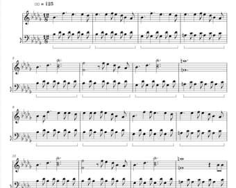 Imagine Dragons – Believer Piano Sheet Music PDF | Pop Rock Digital Download