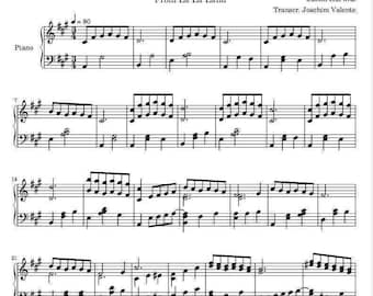 La La Land - Mia and Sebastian&#39;s theme (Piano Sheet Music) PDF