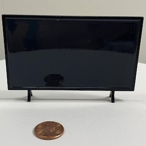 1/12 Scale miniature flat screen TV