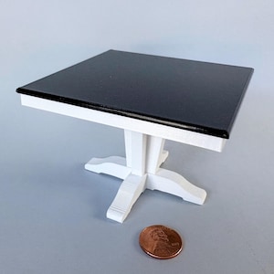 Dollhouse square table. Multiple color options.