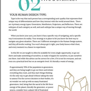 Human Design Chart Reading - Etsy