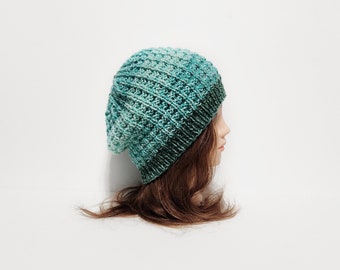 Women's Knit Hat, Slouchy Beanie, Slouchy Hat For Women, Ladies Hat, Knit Beanie