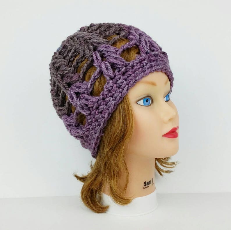 Au crochet Bonnet calotte chapeau femme chapeau femme | Etsy