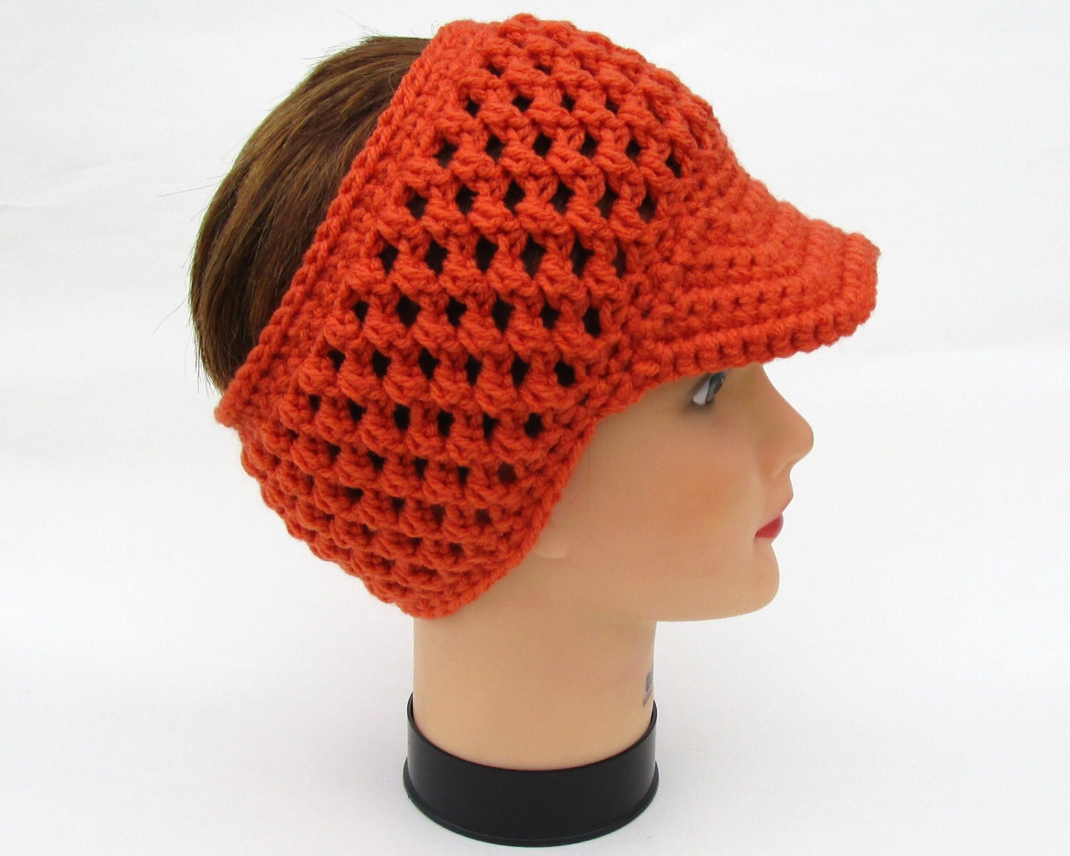 Women's Sun Visor Headband With Flower Women's Etsy