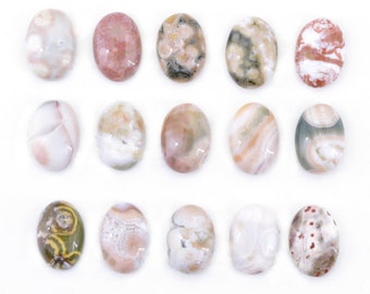 Ocean Jasper 14x4mm Cabs Cabochon Natural Gemstone Cabochon Natural Ocean Jasper Raw