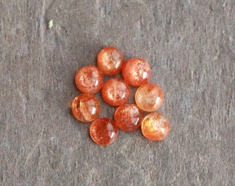 Sunstone Fancy Cabochon-Sunstone Cabs-Sunstone Hand Carved Oval Cabochon-24.5x19x10 MM-Wholesalegems