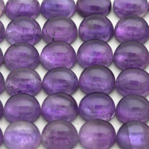 Purple Amethyst Cabochons 8mm Round Amethyst Cabochons | Amethyst Cabochon Round 8mm
