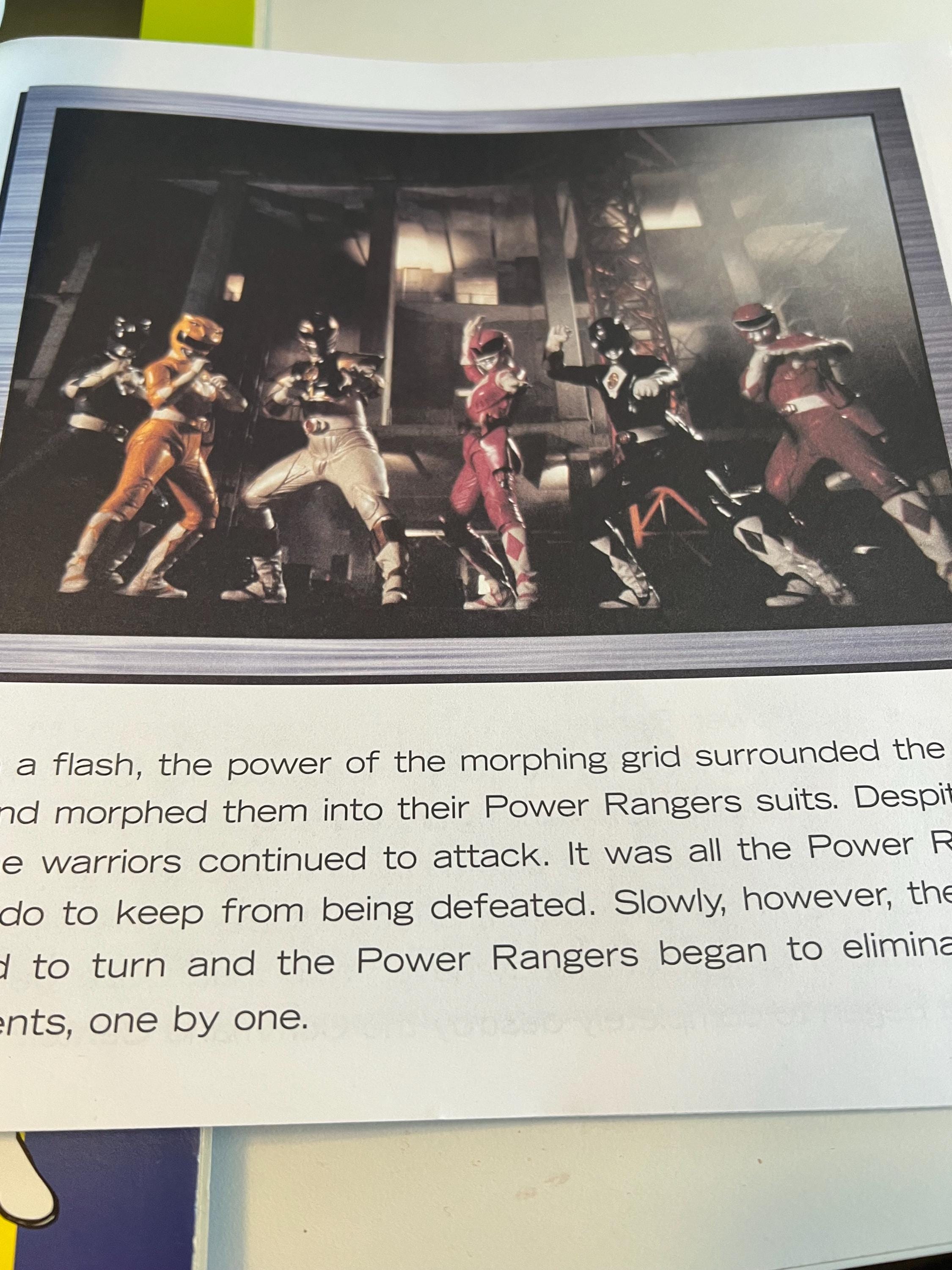 Vintage Mighty Morphin Power Rangers Bundle. Book and Coloring Activity ...