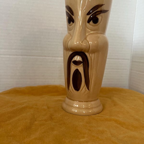 Vintage Orchids of Hawaii Fu Manchu Tiki Mug.