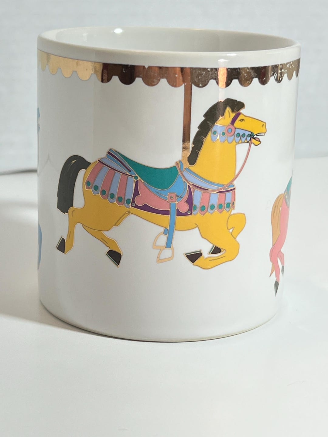 1990 Dayton Hudson Carousel Horse Mug. - Etsy