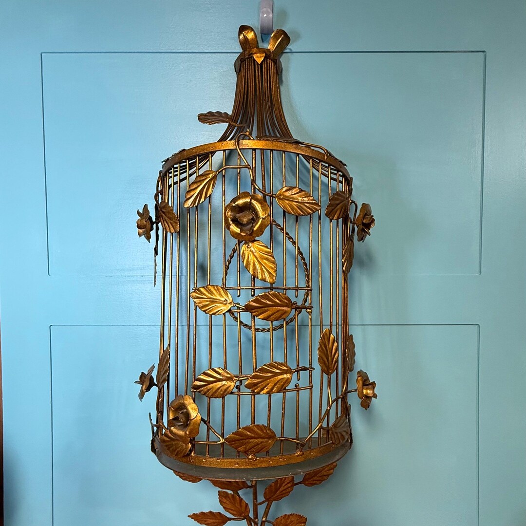 Photo inspiration: Gallery Detail: Hollywood Regency Florentine Bird Cage Wall Decor