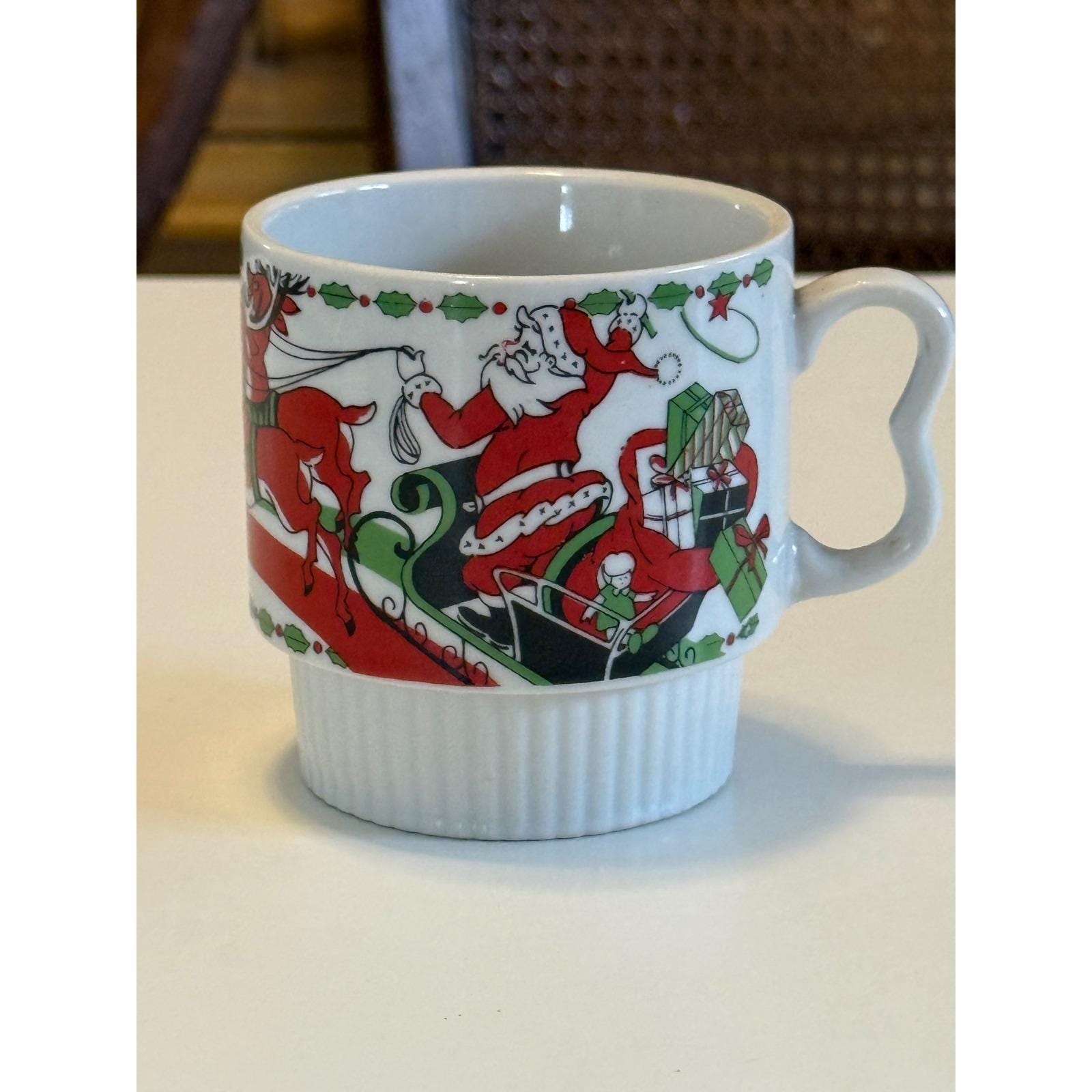 Japan Ceramic Sleigh and Reindeer - Etsy