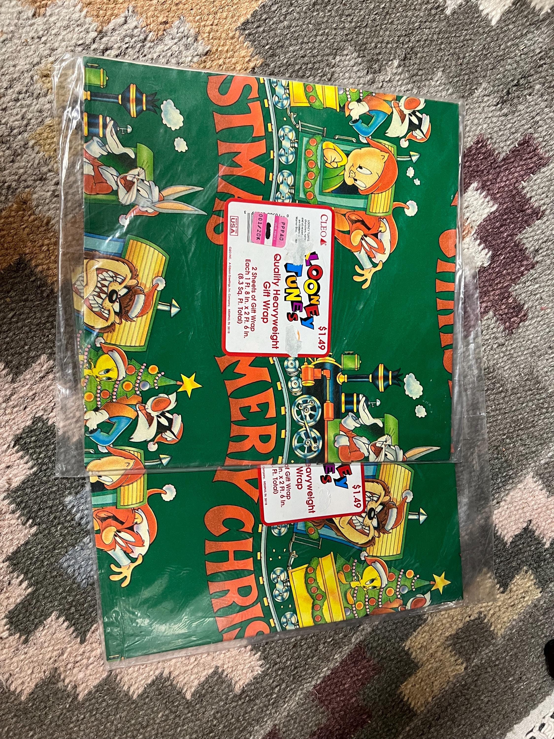 Vintage Loony Tunes Gift Wrap