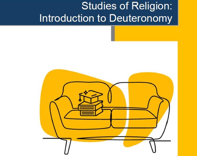 Studies of Religion - Introduction to Deuteronomy: 10 Lesson Plans + 1 Summative Assessment Task (Year 3 to Year 6)