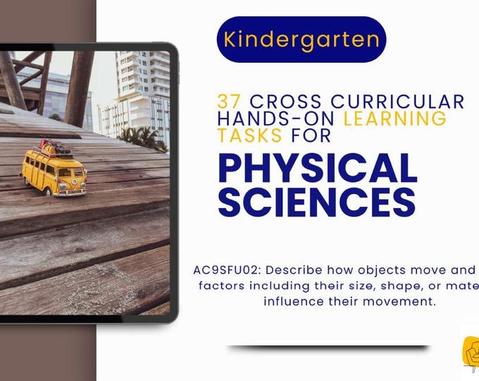 Physical Sciences: 37 Hands-On Learning Tasks & Experiments (Kindergarten)
