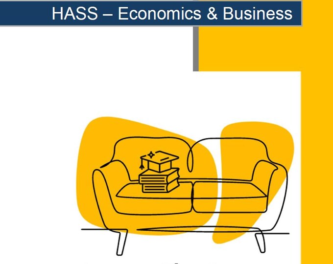 HASS Economics and Business: 12 Lesson Plans (covering up to 35 lessons) + 1 Summative Assessment Task + Worksheet Suggestions (Year 8)