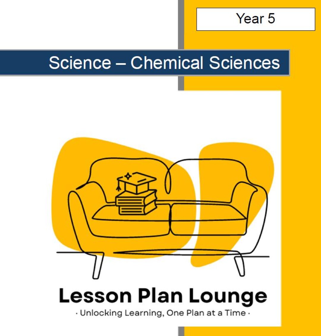 Science Chemical Sciences: 10 Lesson Plans 1 Summative Assessment and ...