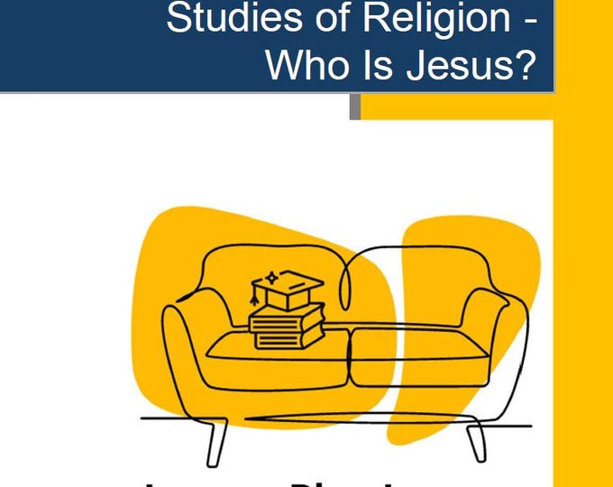 Studies of Religion - Who is Jesus: 10 Lesson Plans + 1 Summative Assessment Task + Student Workbook (Year 3 - Year 6)