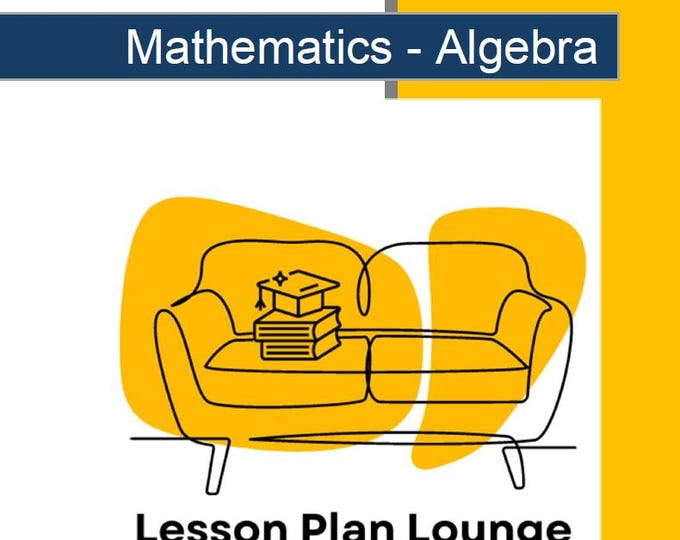 Mathematics - ALGEBRA: 12 Lesson Plans + 1 Summative Assessment (Foundation Year/ Kindergarten)