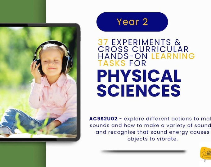 Physical Sciences: 37 Hands-On Learning Tasks & Experiments (Year 2)
