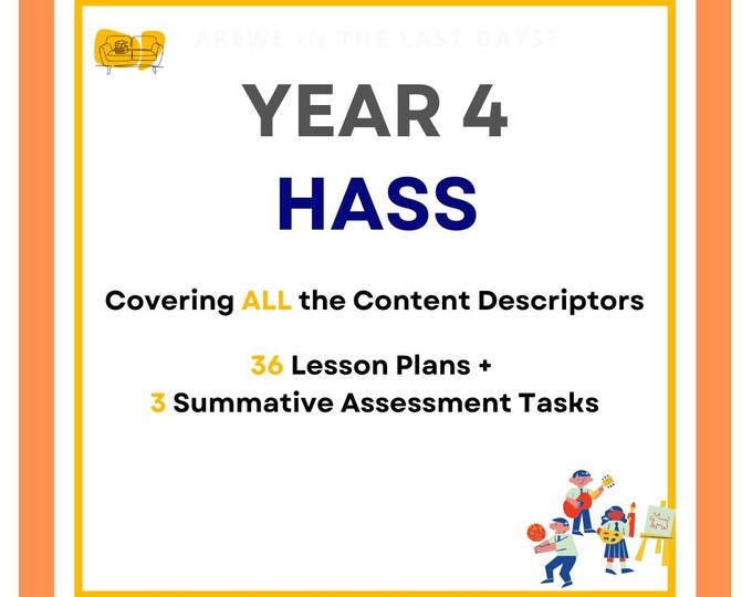 FULL HASS Curriculum (Geography, History, Civics and Citizenship): 36 Lesson Plans + 3 Summative Assessment Tasks (incl. Marking Rubric)