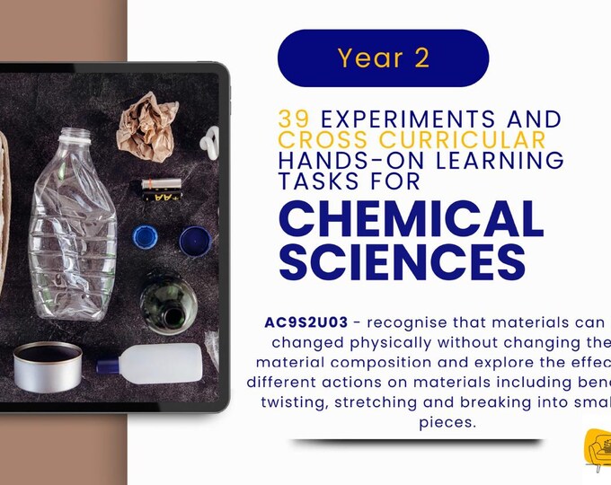 Chemical Sciences: 39 Hands-On Learning Tasks & Experiments (Year 2)