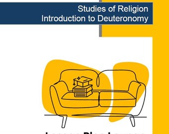 Studies of Religion - Introduction to Deuteronomy: 10 Lesson Plans + 1 Summative Assessment Task (Kindergarten to Year 2)