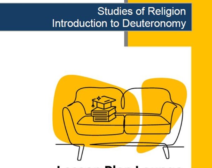 Studies of Religion - Introduction to Deuteronomy: 10 Lesson Plans + 1 Summative Assessment Task (Kindergarten to Year 2)